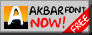 Download the Akbar font